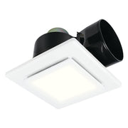 Sarico Square Exhaust Fan with CCT LED Light White Small