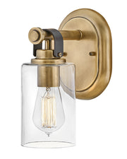 Halstead 1L Wall Sconce Heritage Brass