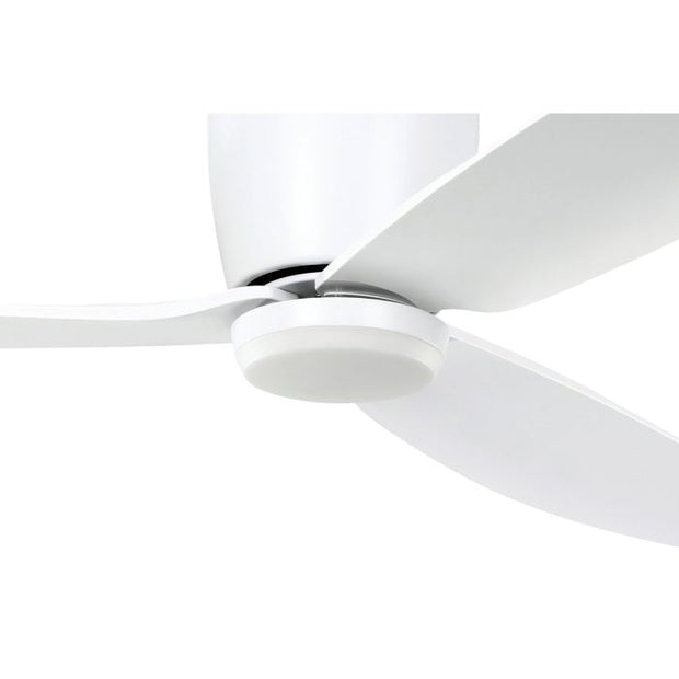 Seacliff 52 Inch White DC Ceiling Fan with 15w LED Tri Colour
