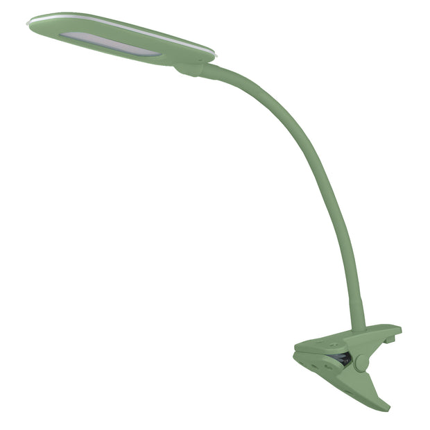 Bryce 4.8w LED 4000K 3 stage Touch Green Clamp Lamp