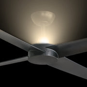 Ambience DC 52 Ceiling Fan Black with 8W LED Uplight Fan
