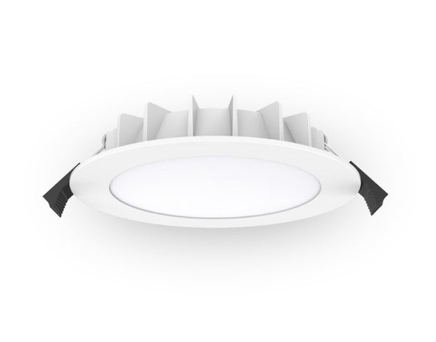 AT9027 9W CCT LED Flush Low Profile Downlight White Trim
