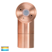 Tivah Single Adjustable Wall Pillar Light Solid Copper with 9in1 CCT GU10