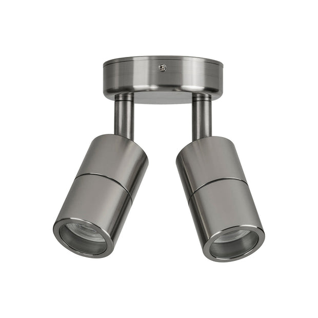 Mini Tivah 12v Double Adjustable Wall Pillar Light 316 Stainless Steel with 3w LED MR11