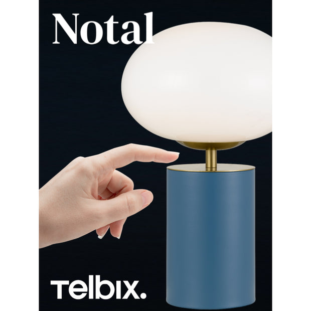 Notal 5w 3000K E14 Touch Lamp Blue, Gold and Opal