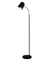 Pastel E27 Floor Lamp with Wave Edge Black