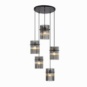 Quilo 5lt Pendant Black and Smoke