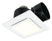 Sarico Square Exhaust Fan with CCT LED Light White Large