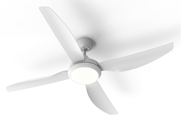 Sanur 48 DC Ceiling Fan White with LED Light
