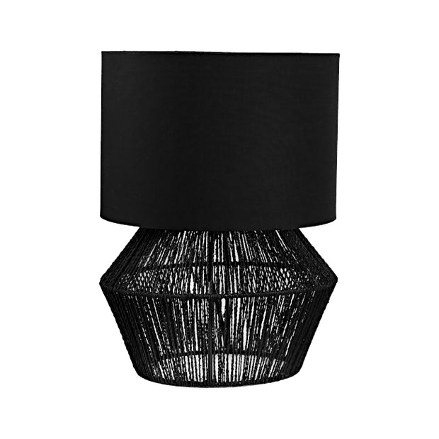 Cassie Black Table Lamp with Shade