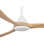 Sanctuary 52 DC Ceiling Fan White with Natural Blades