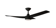 Turaco 48 Ceiling Fan Black with LED Light