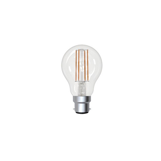 9w B22 A60 Warm White Clear Dimmable LED