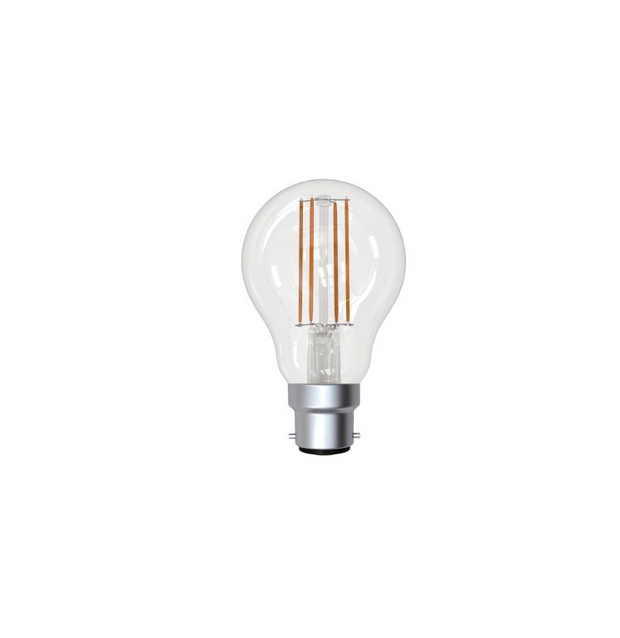 9W B22 A60 Daylight Clear Dimmable LED