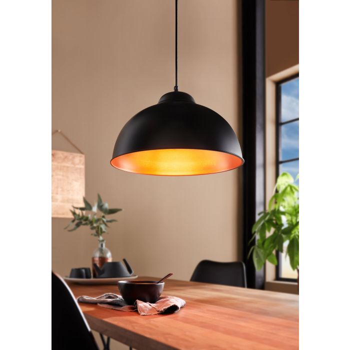 Black copper outlet light