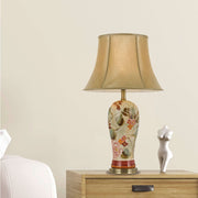 Lantau Flowers and Gold Table Lamp