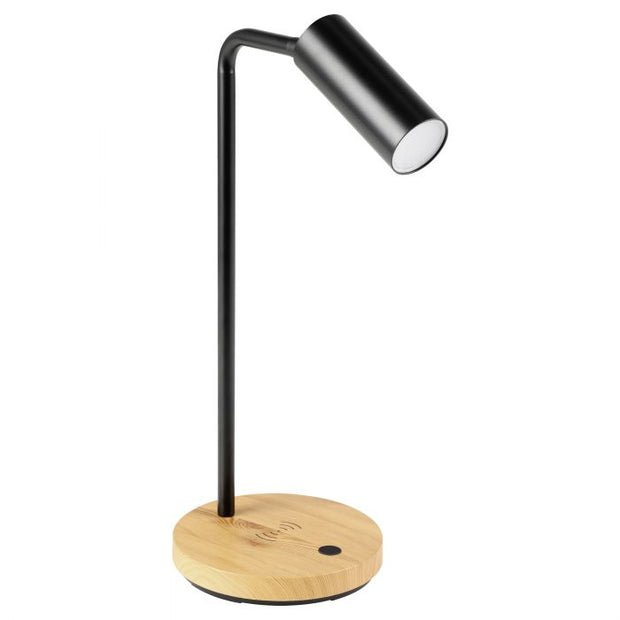 Connor Black Table Lamp 4.5w with Wireless Charger