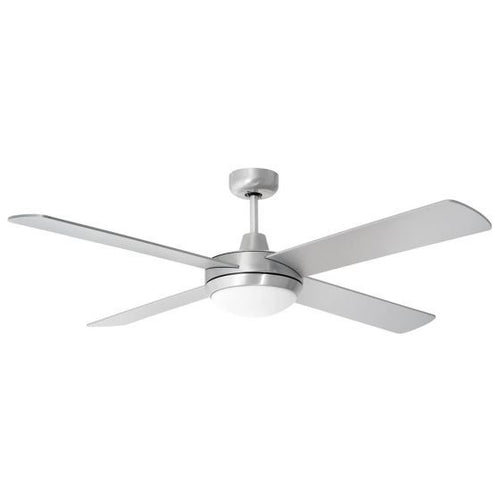 Tempest 52 Ceiling Fan Brushed Aluminium with LED Light