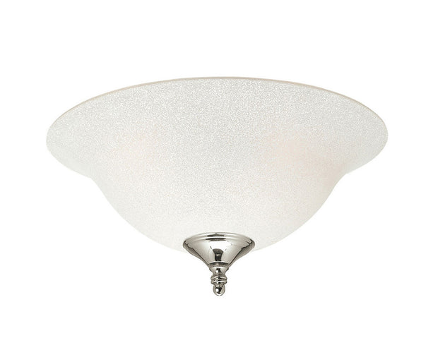 Scavo bowl fan light 2 x E27 includes all colour finials