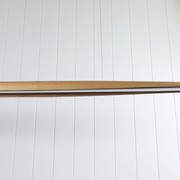 The Eastoft Hand Crafted Ash Wood 1.3m CCT LED Linear Pendant