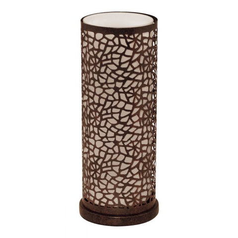 Almera Table Lamp Etched Brown