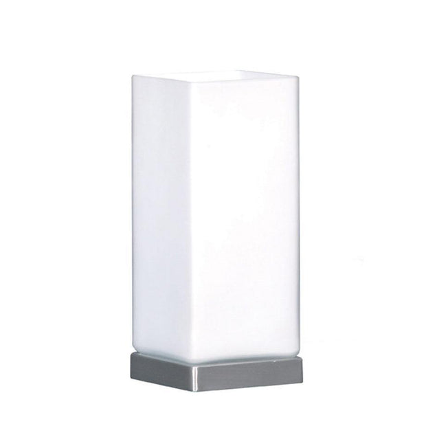 Cube Touch Lamp Brushed Chrome - Lighting Superstore