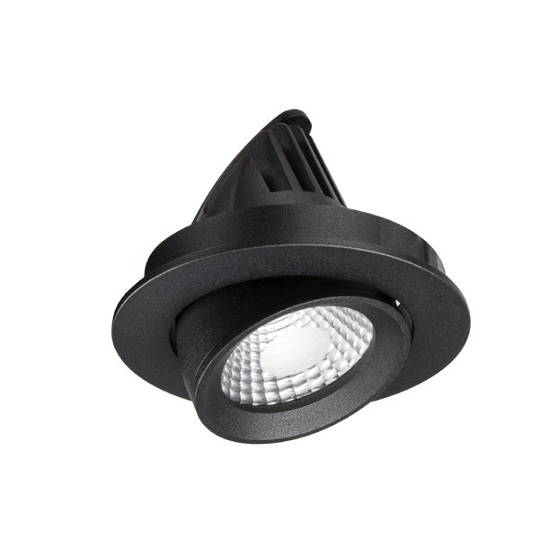 Apex 10w LED 60° Adjustable 97mm Downlight Black
