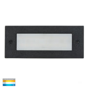 Bata Recessed 10w CCT 12v Brick Light with Plain Black Face