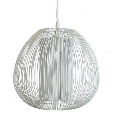 White wire deals pendant light