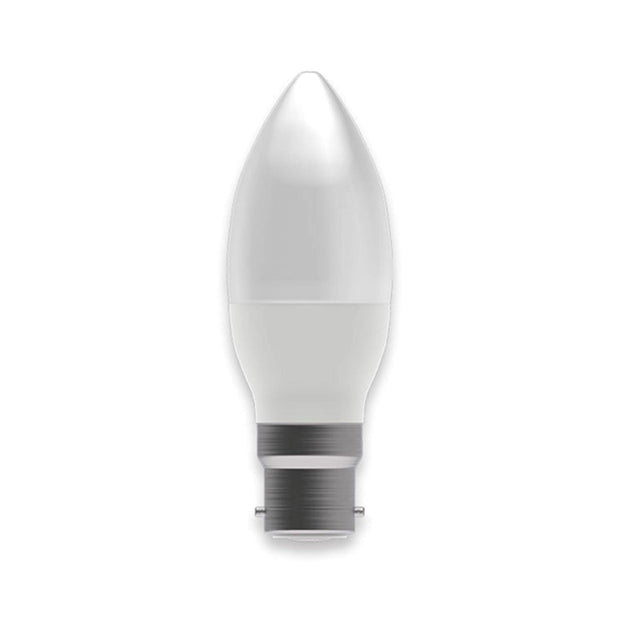 6w Bayonet (BC/B22) LED Warm White Candle Dimmable - Lighting Superstore