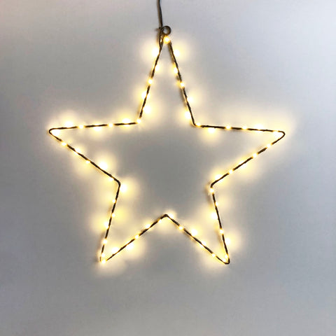 Dual Colour LED Hanging Star - 60cm