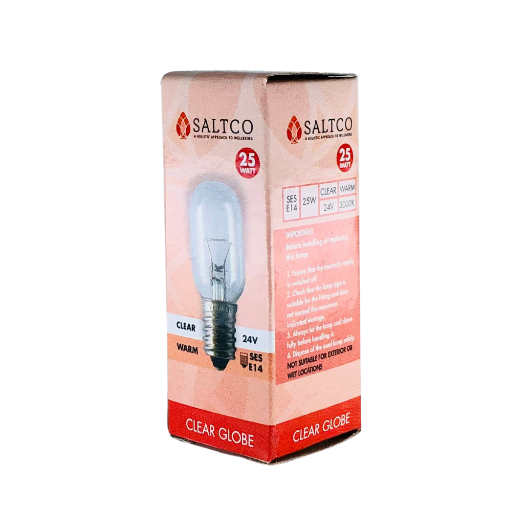 25w 24v E14 SES Salt Lamp Globe Incandescent