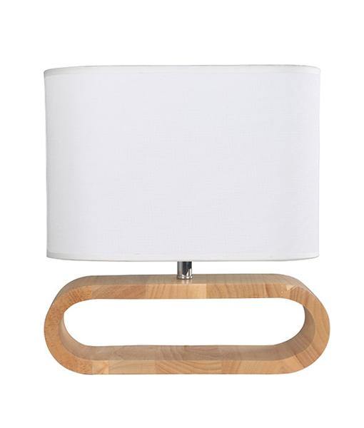 Lotus1 Table Lamp Natural Wood - Lighting Superstore