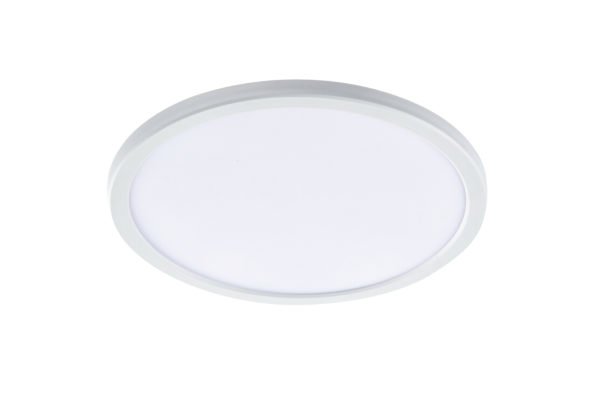 White round flat panel deals ceiling light