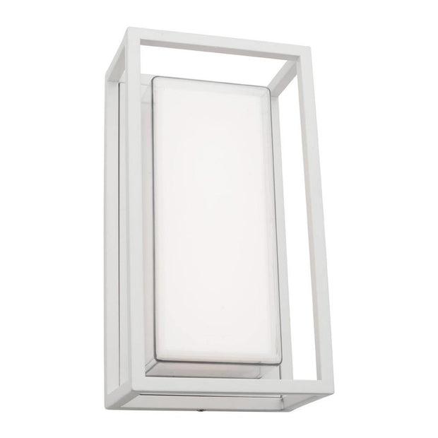Cayman LED Exterior Wall Light - White - Lighting Superstore