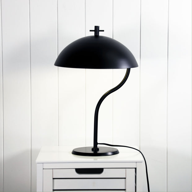 Merton Black Complete Table Lamp