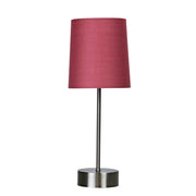 Lancet Touch Lamp With Blush Shade Blush