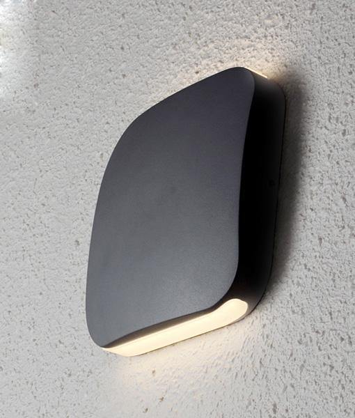 Vox 9W LED Exterior Wall Light - Black - Lighting Superstore