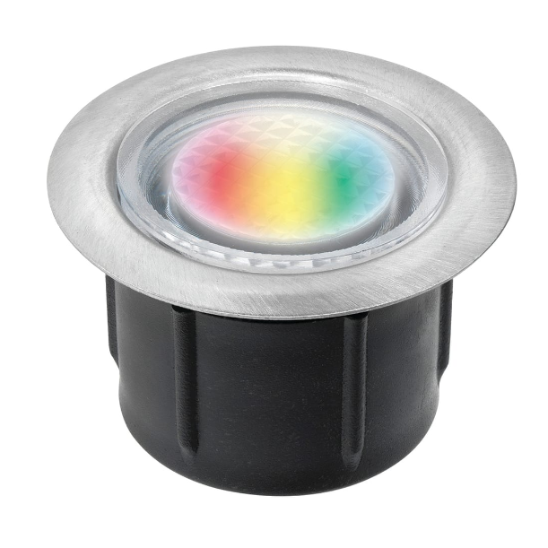 VALLA 40mm Round RGB LED Deck Light Kit 6 Pack