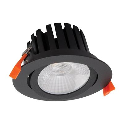 Aqua 13w CCT LED Adjustable Downlight Black