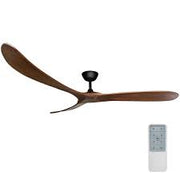Timbr 72 DC Ceiling Fan Black and Walnut