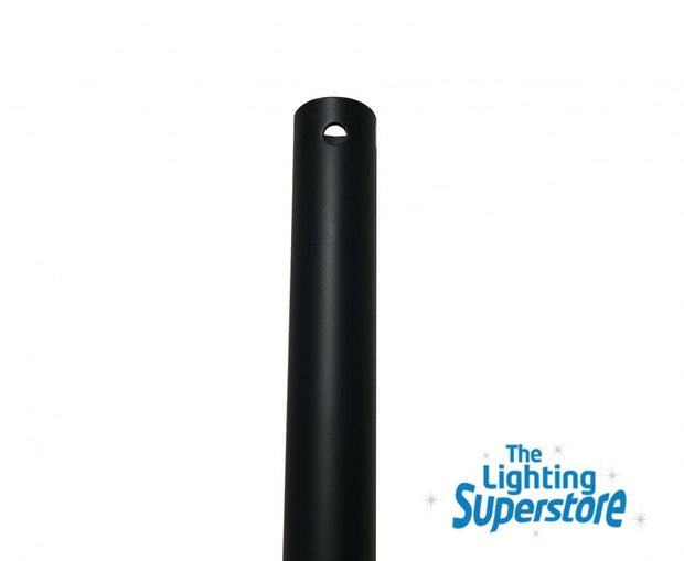 Black 900mm Extension Rod - Intercept, Concept, Revolution, Aeroforce - Lighting Superstore