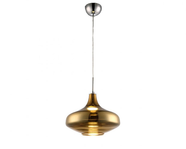 Reflect Wide Pendant Gold