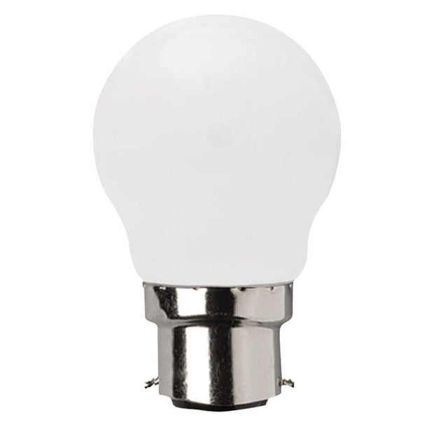 4w Dimmable Bayonet (B22) LED Warm White Fancy Round - Lighting Superstore
