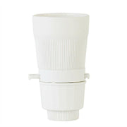Lampholder 10mm White with Switch - Lighting Superstore