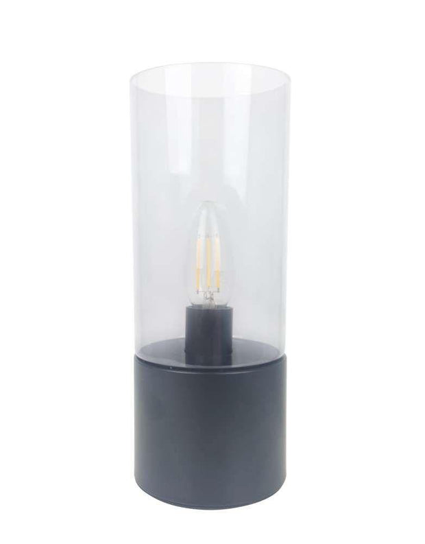 TL1816 Black Glass Touch Lamp - Lighting Superstore