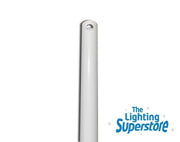 White 900mm Extension Rod - Intercept, Concept, Revolution, Aeroforce - Lighting Superstore