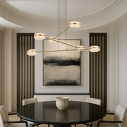 Govan 6 Light Antique Gold Pendant