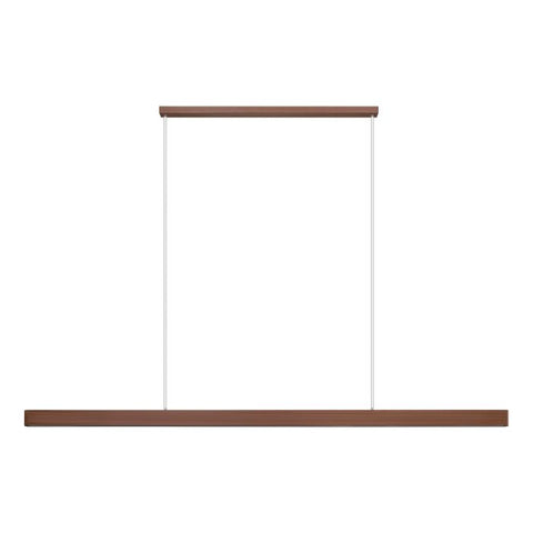 CLIMENE 3 40W LED CCT 2400mm Walnut Pendant