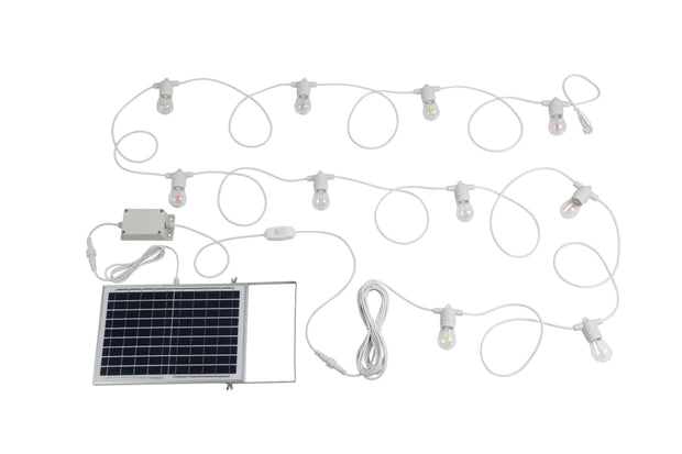 Festoon 2 10lt Solar Kit 12V Multi-Colour White